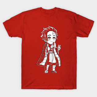 Demon Slayer Kamado Tanjirou Kawaii Custom Color T-Shirt